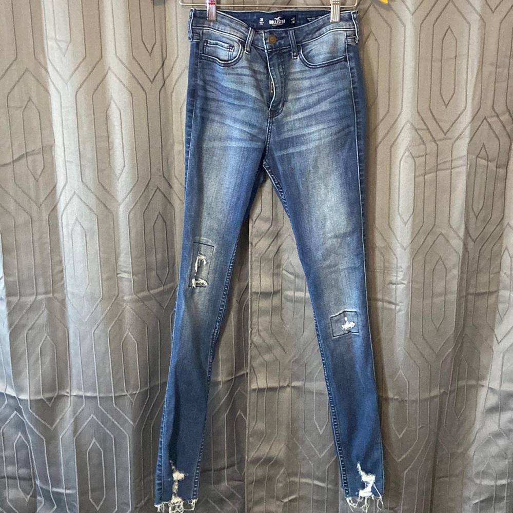 High rise super skinny classic stretch jeans